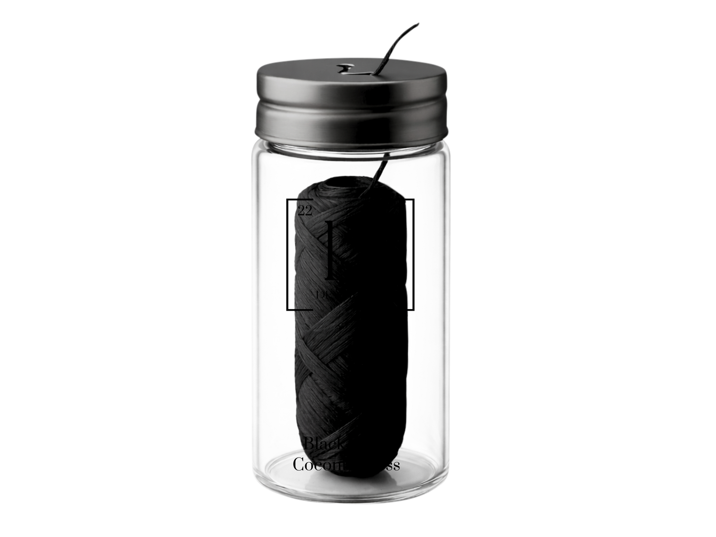 Black Fiber Coconut Floss